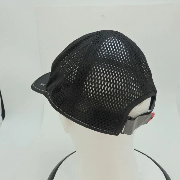 Hind Black Mesh Ventilated Baseball Cap Adjustable Strap Men Sport Running - Picture 5 of 12